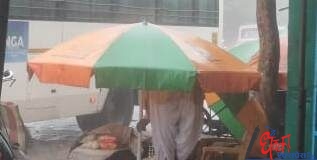 Distribution of umbrellas