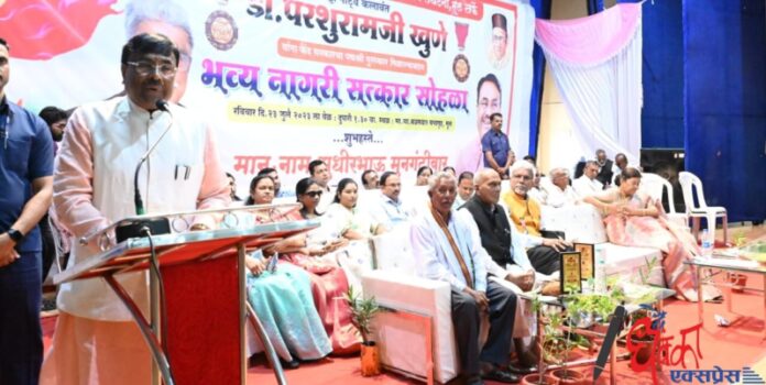 We will help Zadipatti Rangbhumi as much as possible: namdar Mungantiwar We will help Zadipatti Rangbhumi as much as possible: namdar Mungantiwar