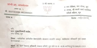 शासकीय जागेवरील बेकायदेशीर बांधकाम थांबवा : नगरसेविका प्राची आक्केवार Illegal construction on government land Illegal construction on government land