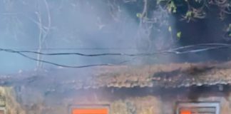 आरोग्य विभागाच्या जुन्या इमारतीला आग Fire Fire